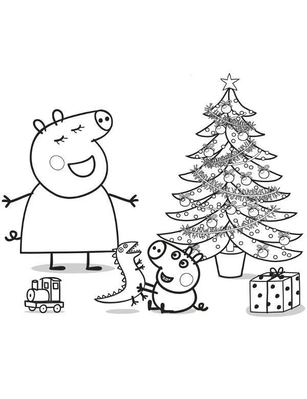 kolorowanki do druku swinka peppa