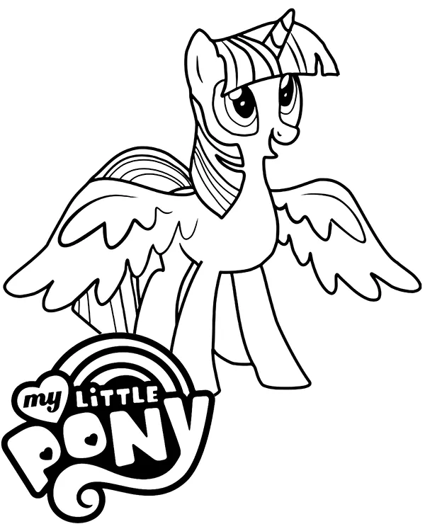 ksiezniczka twilight my little pony kolorowanka