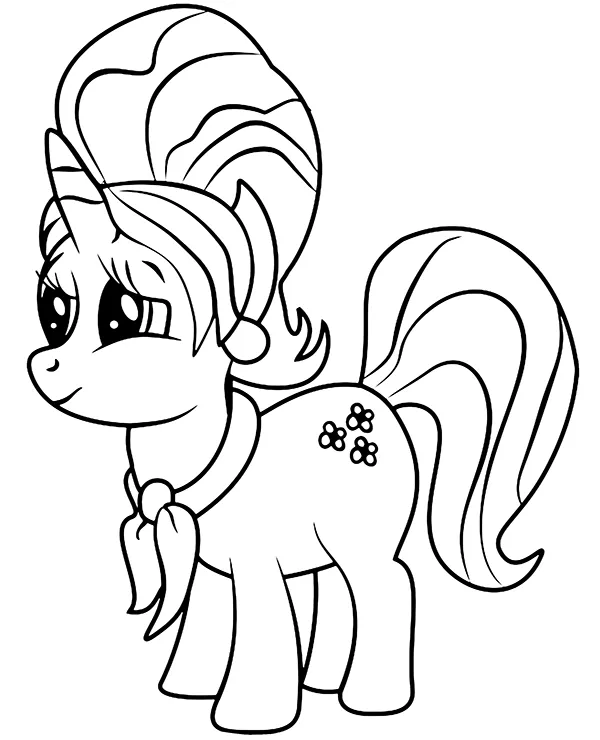 kucyk my little pony do kolorowania