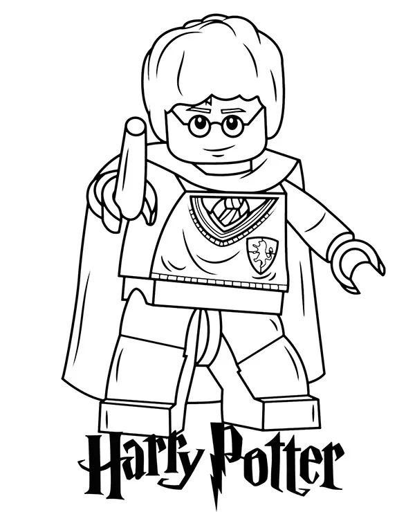 lego harry potter kolorowanka