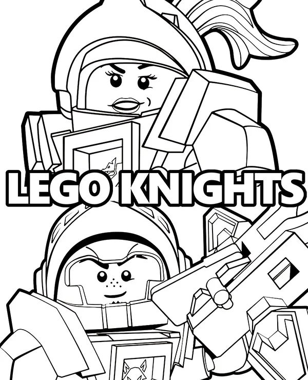 lego knights kolorowanki do wydruku