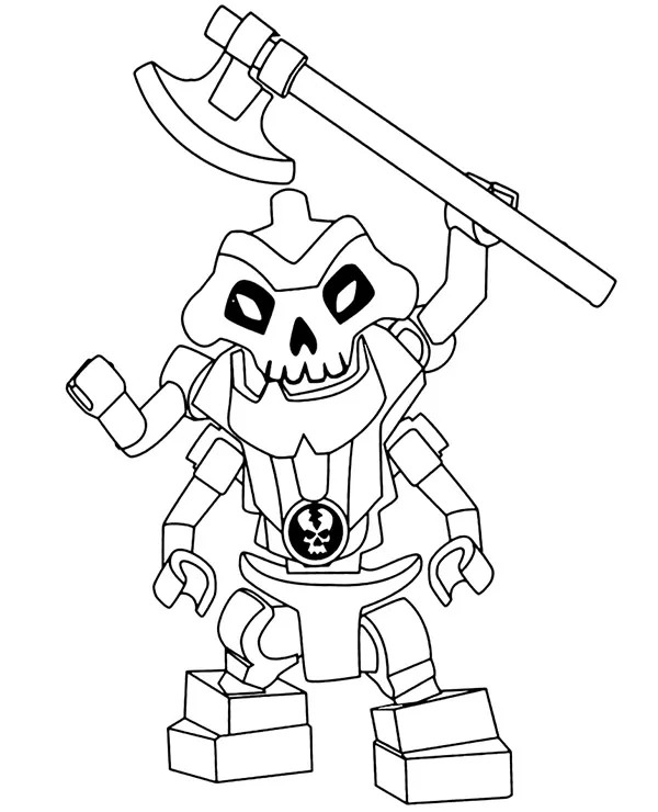 lego ninjago kolorowanka samukai