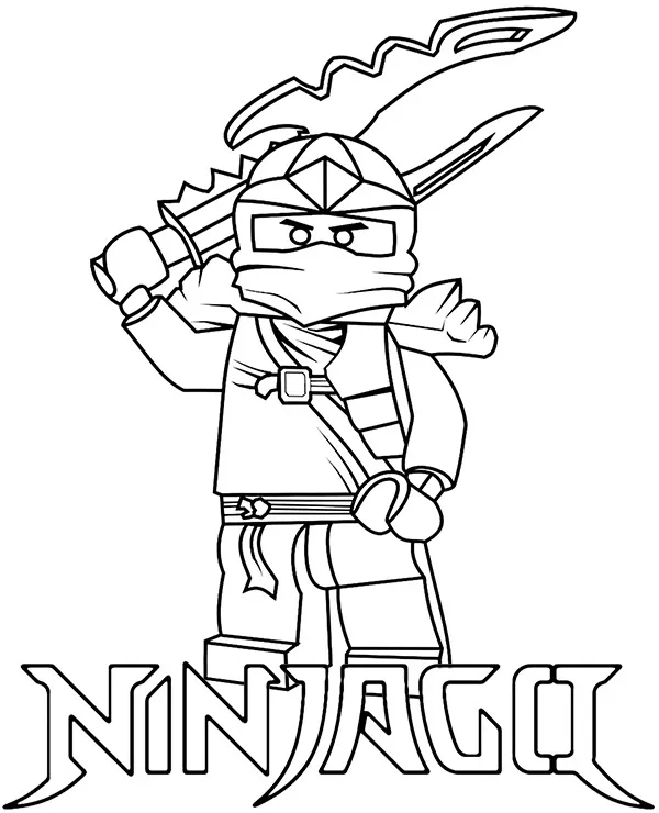 lego ninjago ludzik kolorowanka do druku 1
