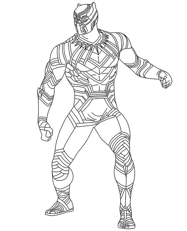 malowanka avengers czarna pantera