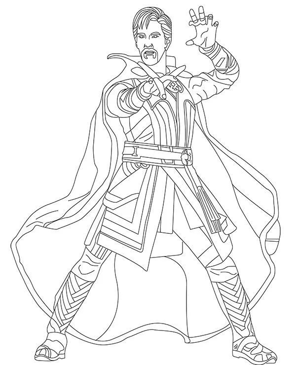 malowanka avengers doktor strange