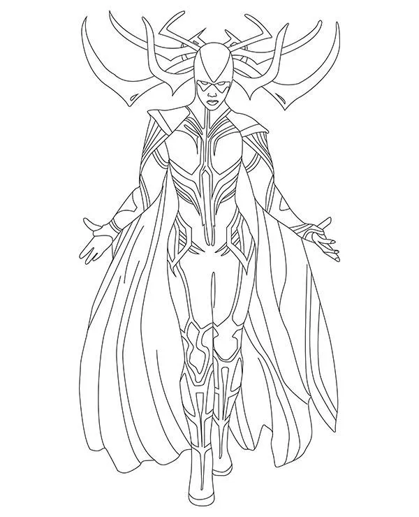 malowanka avengers hela
