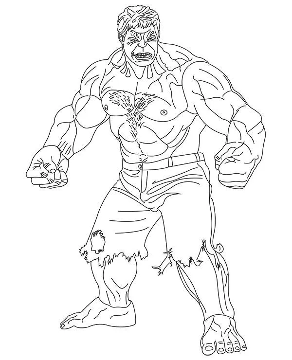 malowanka avengers hulk