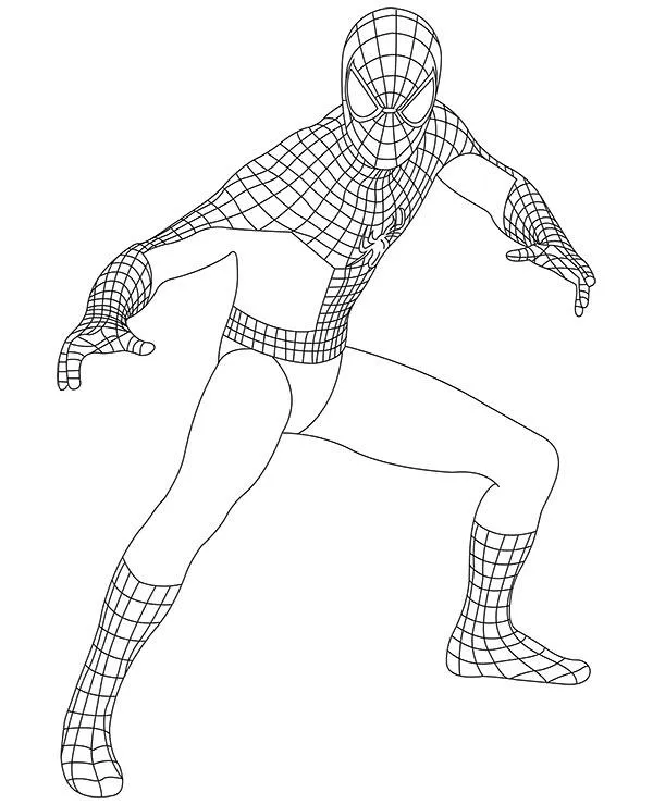 malowanka avengers spider man