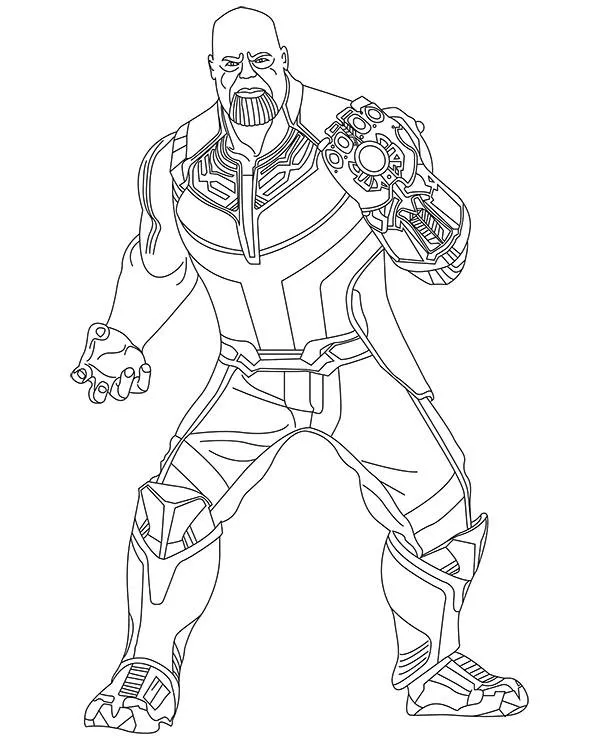 malowanka avengers thanos