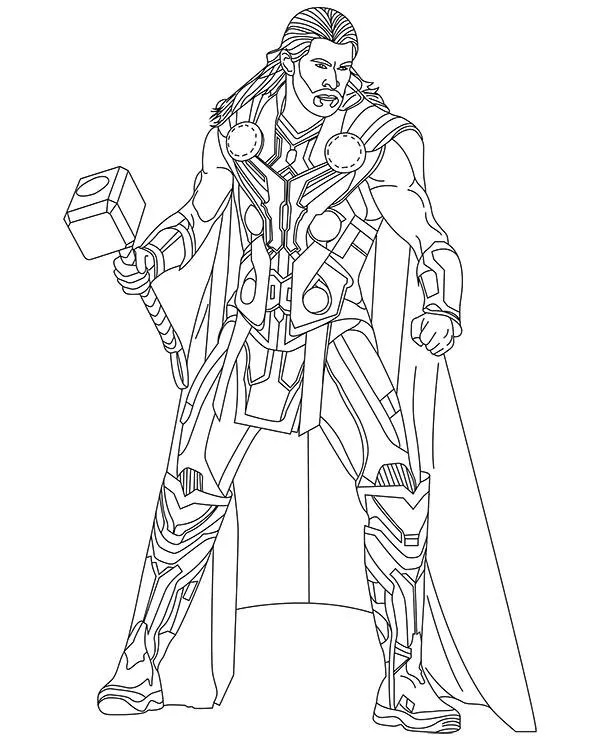 malowanka avengers thor