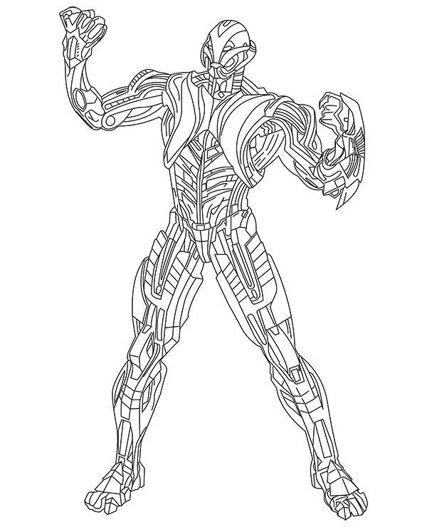 malowanka avengers ultron
