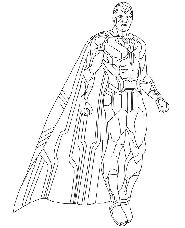 malowanka avengers vision