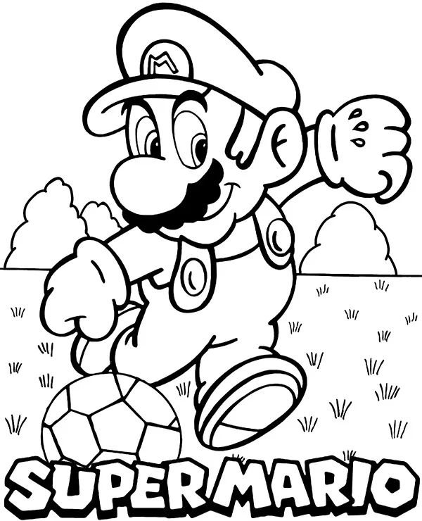 malowanka mario football