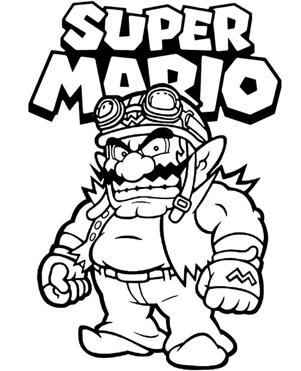 malowanka mario wario