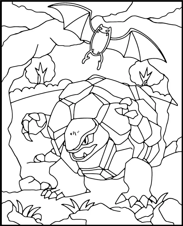 malowanka pokemon bat