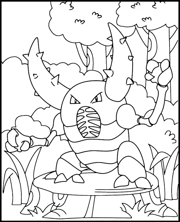 malowanka pokemon haracross
