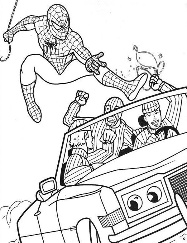 malowanka spiderman