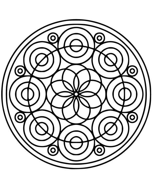 mandala okragla okregi