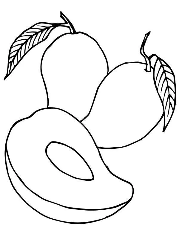 mango kolorowanka