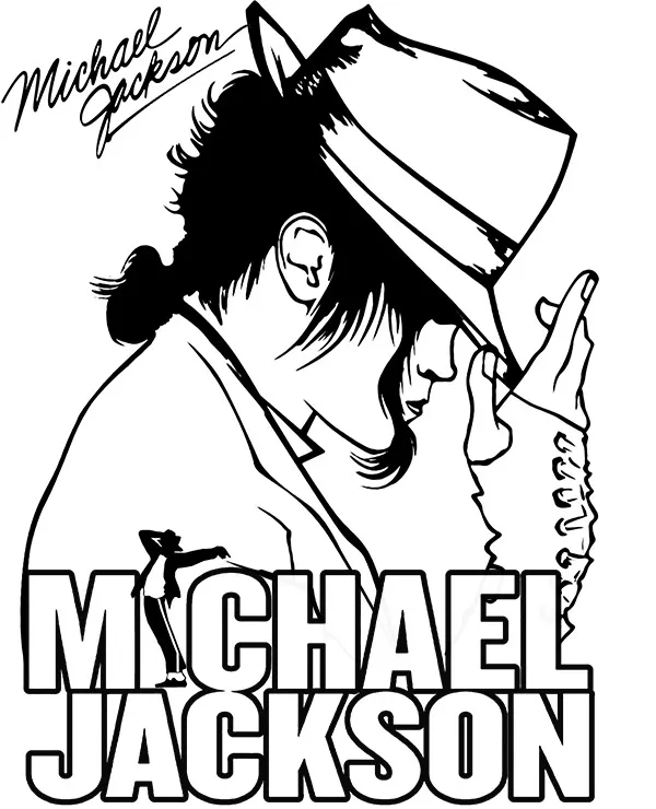 michael jackson kolorowanka do druku