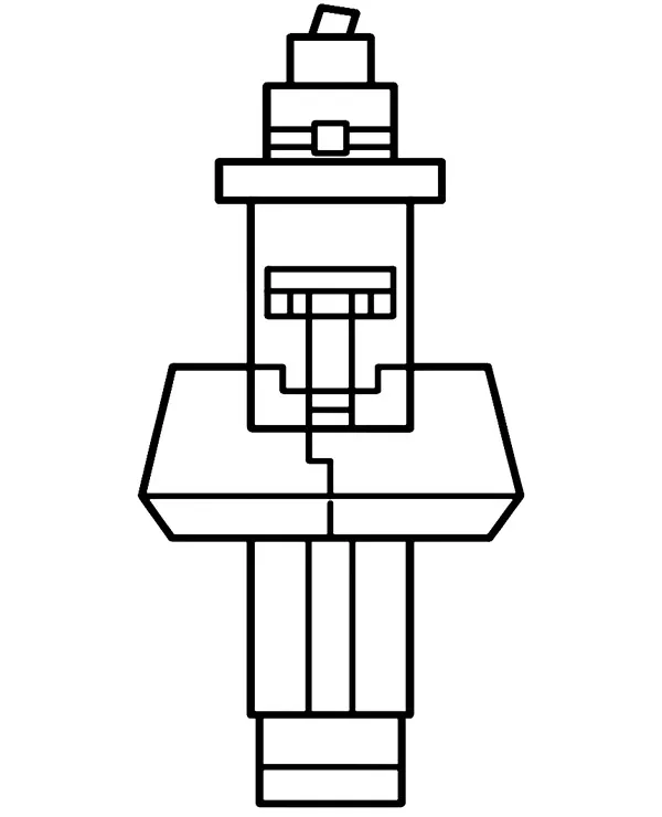 minecraft kolorowanka wiedzma