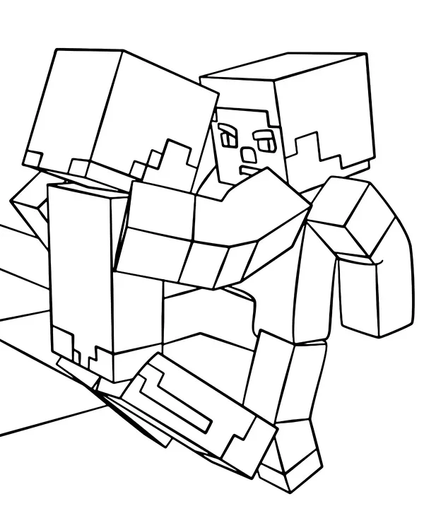minecraft malowanka do druku