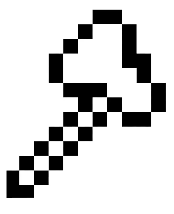 minecraft narzedzia kolorowanka siekiera
