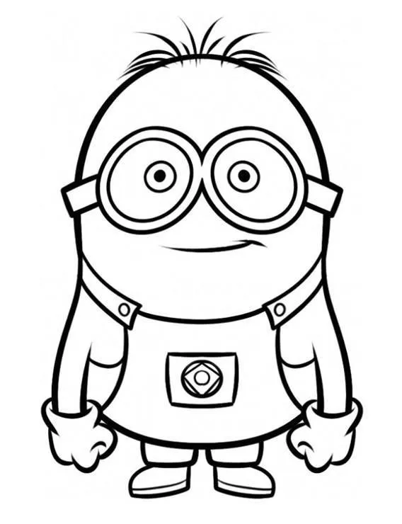 minionki kolorowanka 1
