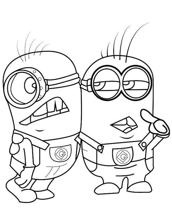 minionki kolorowanka 14