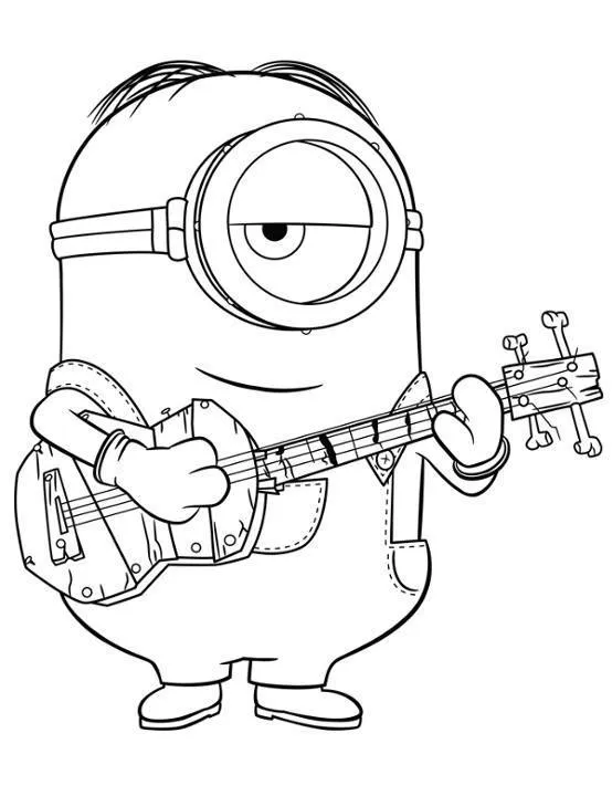 minionki kolorowanka 2