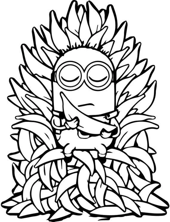minionki kolorowanka 21
