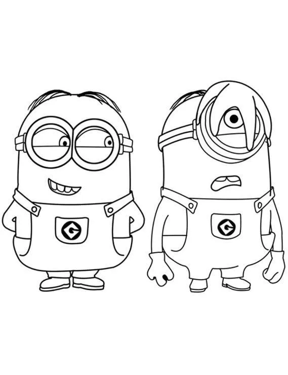 minionki kolorowanka 23