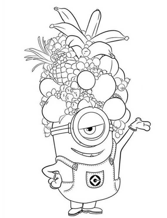 minionki kolorowanka 24