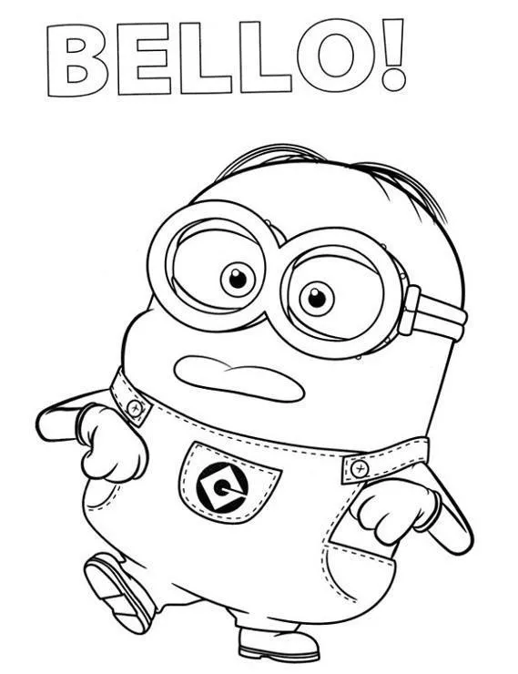 minionki kolorowanka 25