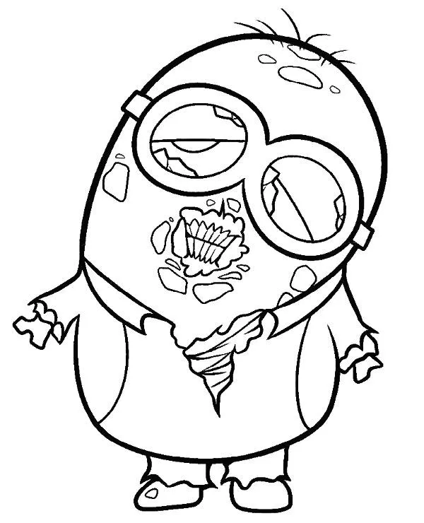 minionki kolorowanka 29