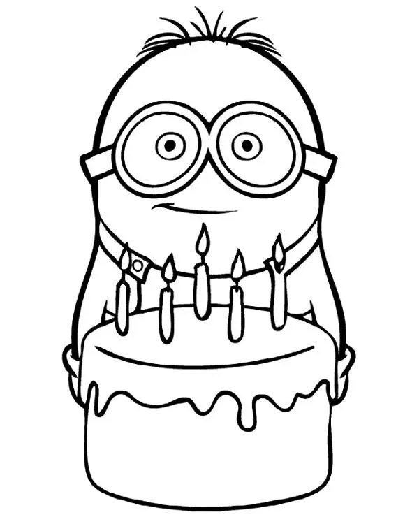 minionki kolorowanka 30