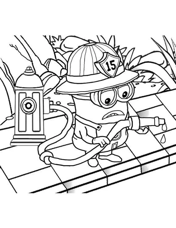 minionki kolorowanka 6