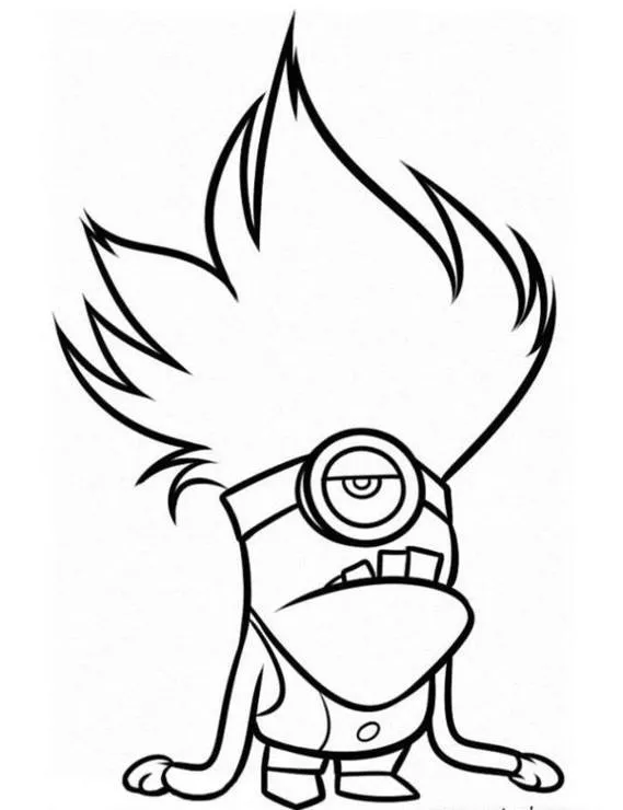 minionki kolorowanka 7