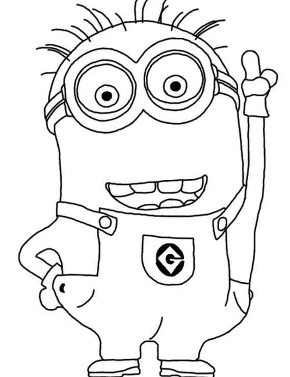 minionki kolorowanka 8