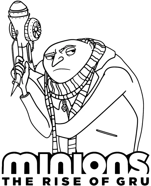 minionki kolorowanka rise of gru