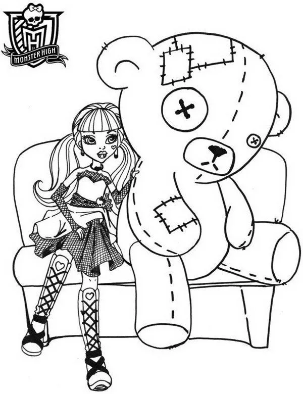 monster high kolorowanki do wydruku