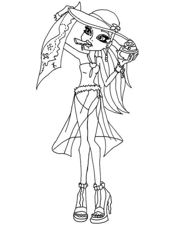 monster high malowanka dla dzieci 18