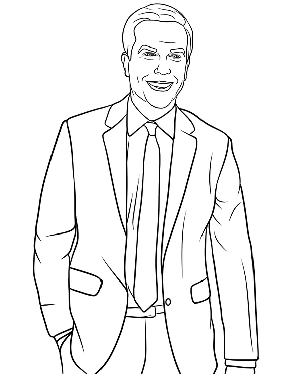 office Andy Bernard kolorowanka Ed Helms