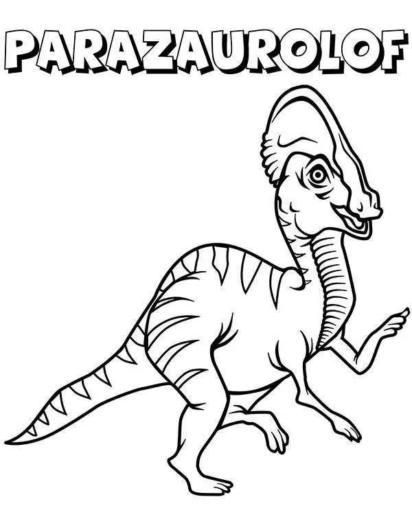 parazaurolof kolorowanka