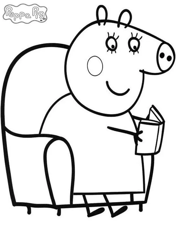 peppa kolorowanka do druku