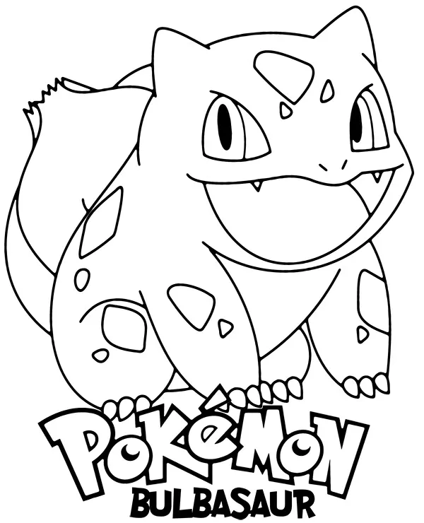 pokemon kolorowanka bulbasaur