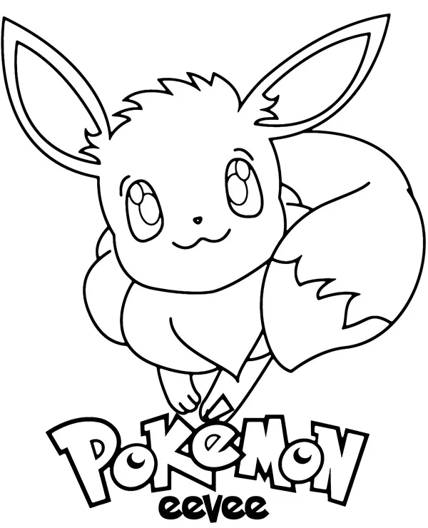 pokemon kolorowanka eevee