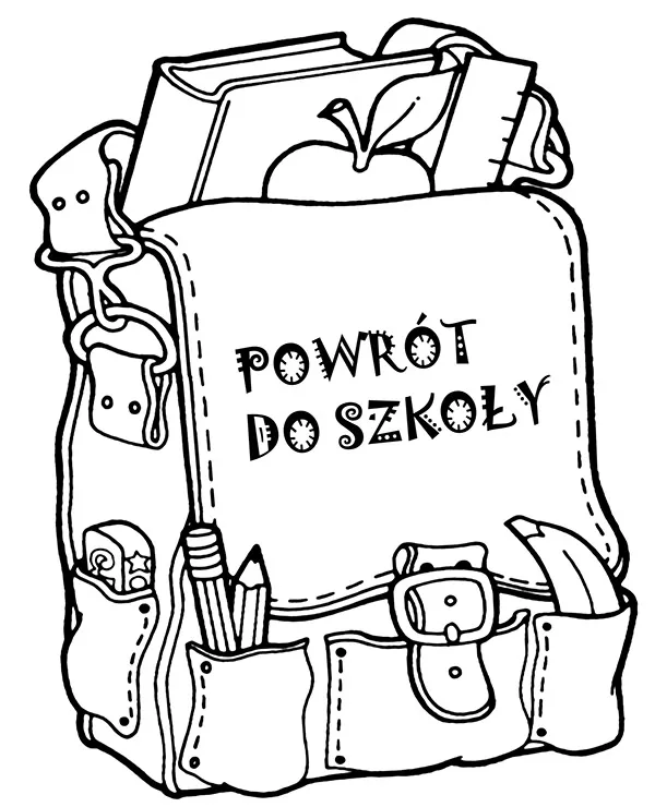 powrot do szkoly darmowa kolorowanka dla dzieci
