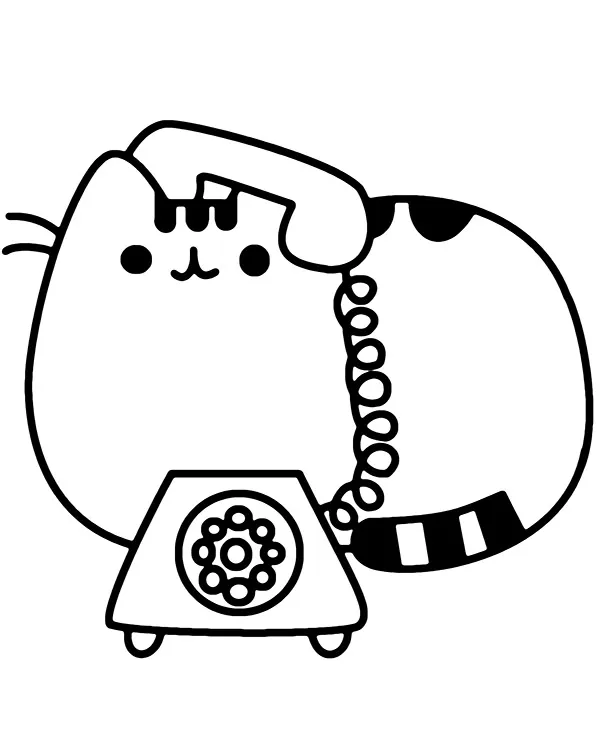 https://kolorowanki.site/wp content/uploads/2025/04/pusheen kolorowanka telefon