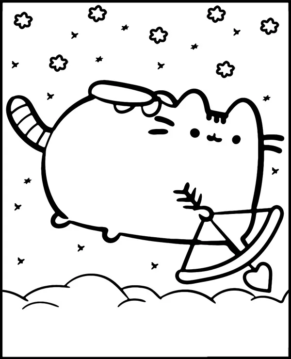 https://kolorowanki.site/wp content/uploads/2025/04/pusheen malowanka amor